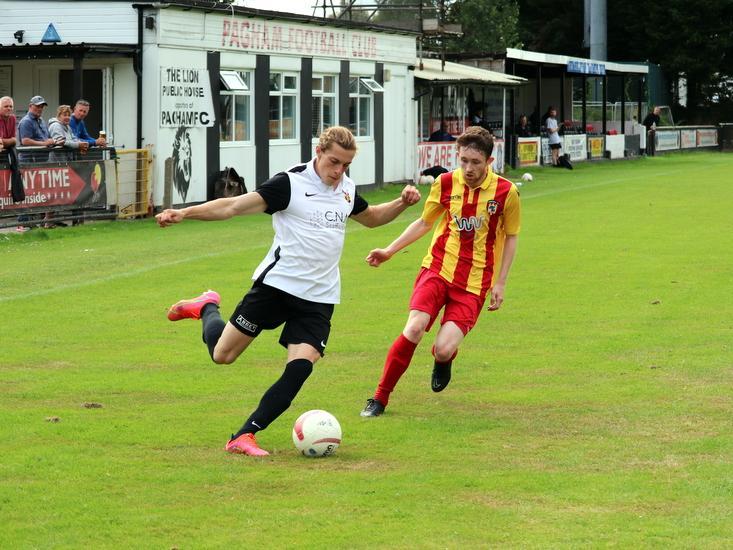 Action and goal celebrations from Pagham's 4-0 win over Lingfield at Nyetimber Lane / Pictures: Roger Smith