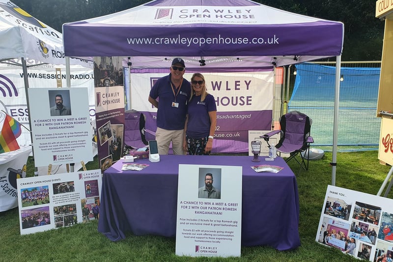 Ian Wilkins and Sarah Smith from Crawley Open House