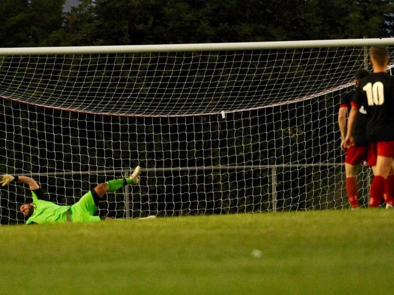 Action from Mile Oak's win over Wick / Picture: Stephen Goodger