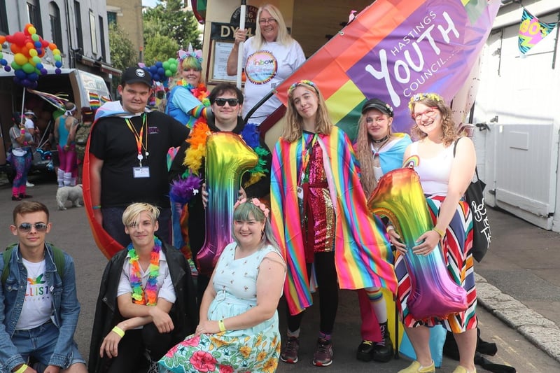 Hastings Pride 2021. Photo by Roberts Photographic. SUS-210830-071442001