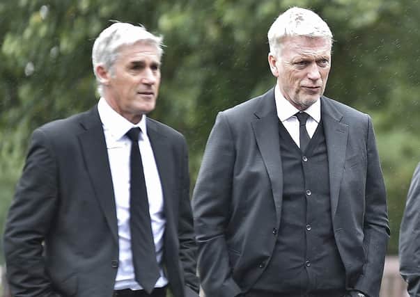 West Ham manager David Moyes attended with his Hammers coach Alan Irvine. Pictures: David Lowndes