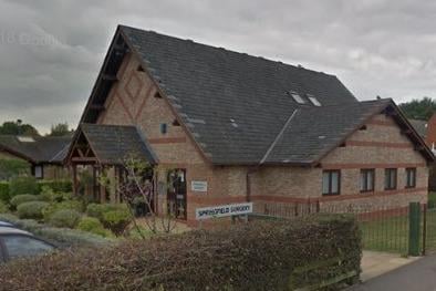 There were 265 survey forms sent out to patients at Springfield Surgery in Springfield Way, Brackley. The response rate was 44 per cent. Of these, 69.01 per cent said it was very good and 22.79 per cent said it was fairly good. Photo: Google