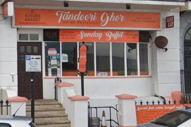 Tandoori Ghor in Grand Parade, St Leonards has 4.1 out of five stars from 166 reviews on Google. Photo: Google
