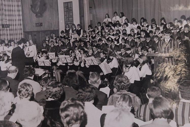 A school concert.