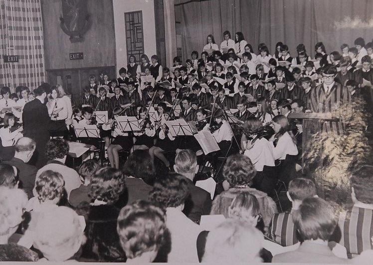 A school concert.