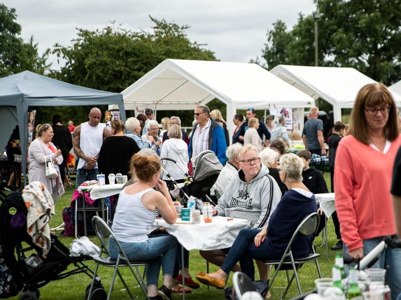 Kislingbury Funday held on Sunday August 29 to help raise funds for new play equipment in the village. Photo: Kirsty Edmonds.