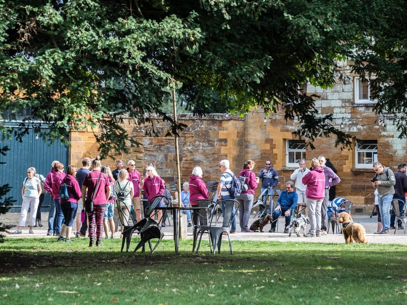 The ribbon-cutting ceremony to open the new scenic signposted walking route at Delapré Park on Sunday, August 29 2021.