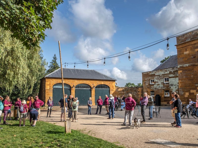 The ribbon-cutting ceremony to open the new scenic signposted walking route at Delapré Park on Sunday, August 29 2021.