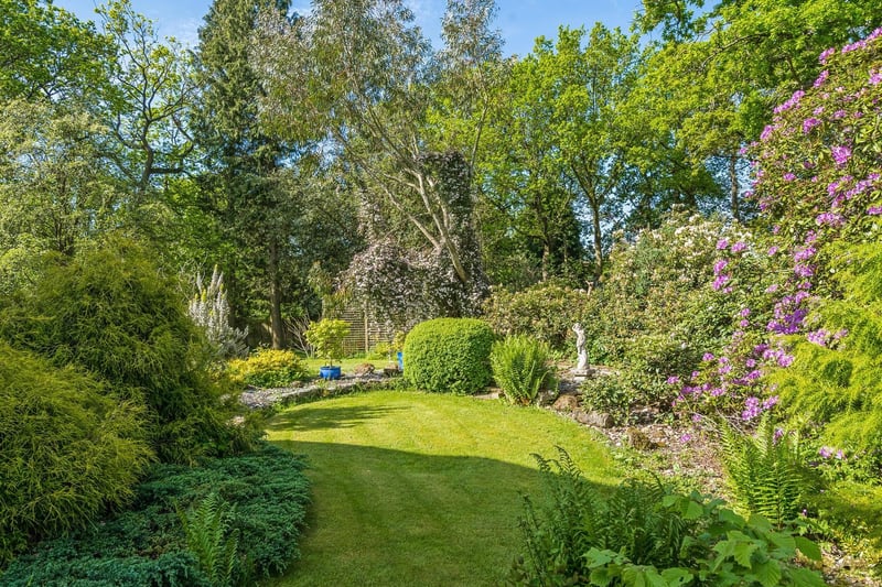 The private gardens are described as "an absolute treat".