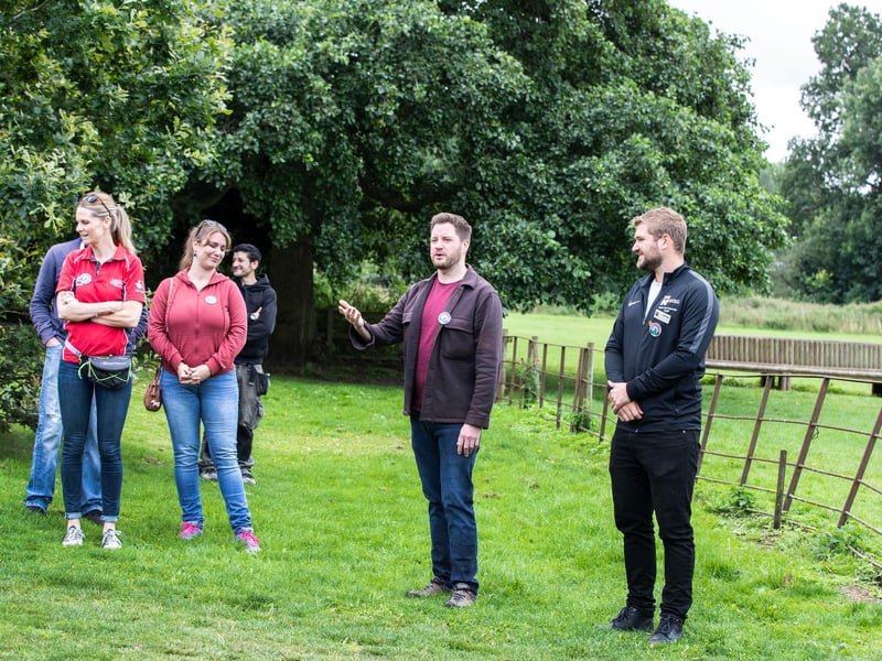 The ribbon-cutting ceremony to open the new scenic signposted walking route at Delapré Park on Sunday, August 29 2021.