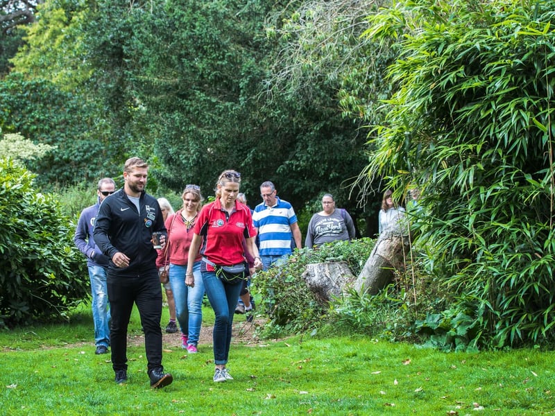 The ribbon-cutting ceremony to open the new scenic signposted walking route at Delapré Park on Sunday, August 29 2021.