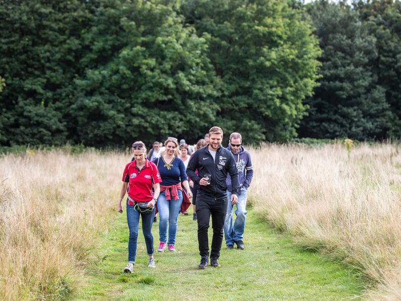 The ribbon-cutting ceremony to open the new scenic signposted walking route at Delapré Park on Sunday, August 29 2021.
