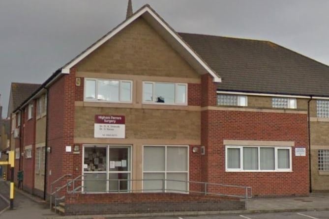 There were 354 survey forms sent out to patients at Higham Ferrers Surgery in Saffron Road, Higham Ferrers. The response rate was 40.4 per cent. Of these, 7.99 per cent said it was very poor and 14.42 per cent said it was fairly poor. Photo: Google