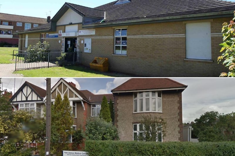 There were 340 survey forms sent out to patients at Park Avenue Medical Centre in Park Avenue North and Kings Heath Practice in North Oval, both in Northampton. The response rate was 35 per cent. Of these, 7.66 per cent said it was very poor and 9.51 per cent said it was fairly poor. Photos: Google