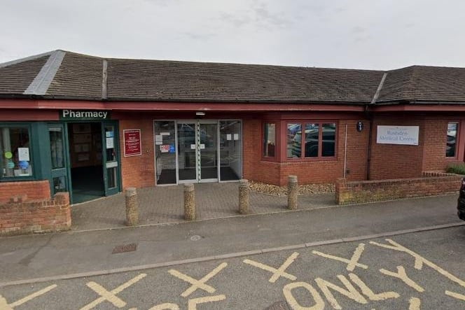 There were 315 survey forms sent out to patients at Rushden Medical Centre in Adnitt Road, Rushden. The response rate was 40.95 per cent. Of these, 6.57 per cent said it was very poor and 8.21 per cent said it was fairly poor. Photo: Google