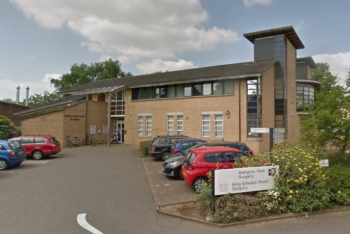 There were 312 survey forms sent out to patients at King Edward Road Surgery in King Edward Road, Northampton. The response rate was 37.82 per cent. Of these, 5.6 per cent said it was very poor and 1.88 per cent said it was fairly poor. Photo: Google
