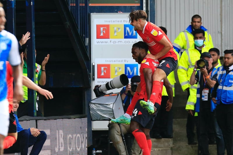 Attacker put in a starring display in his first Town outing, grabbing two assists for Elijah Adebayo and Harry Cornick before deservedly getting off the mark himself at the second attempt from James Bree’s right wing cross.