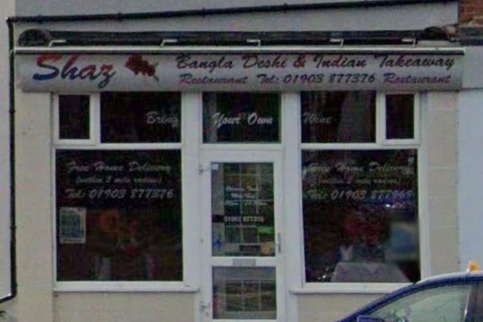 Shaz Bangladeshi and Indian Restaurant in Findon Road, Findon Valley, Worthing has 4.4 out of five stars from 102 reviews on Google. Photo: Google