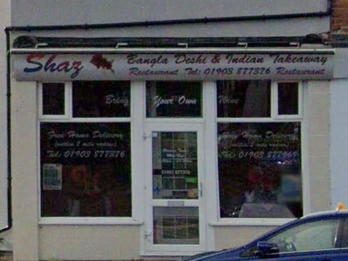 Shaz Bangladeshi and Indian Restaurant in Findon Road, Findon Valley, Worthing has 4.4 out of five stars from 102 reviews on Google. Photo: Google