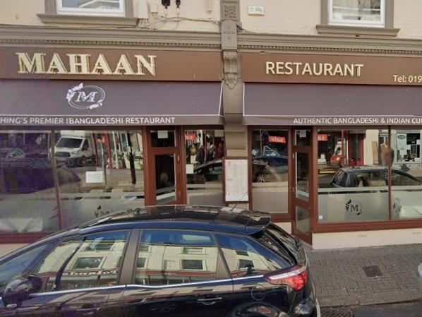 Mahaan in Montague Street, Worthing has 4.3 out of five stars from 433 reviews on Google. Photo: Google