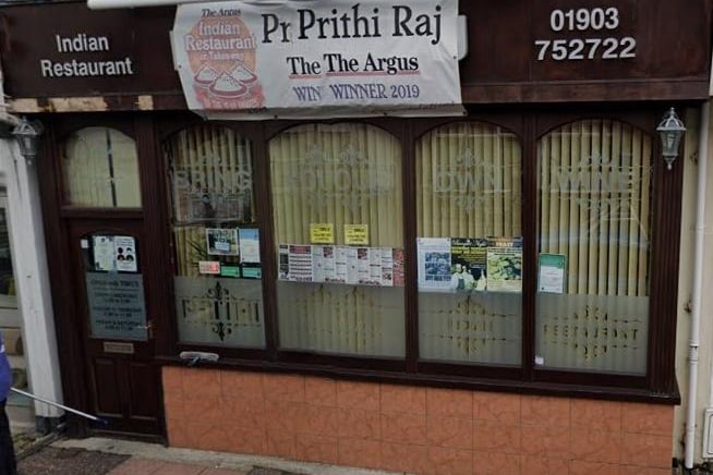 Prithi Raj in South Street, Lancing has 4.2 out of five stars from 234 reviews on Google. Photo: Google