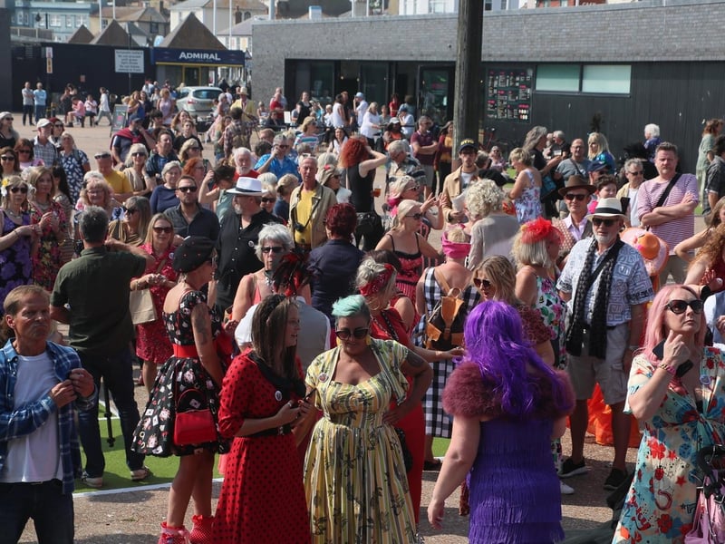 Frock Up Friday in Hastings. Photo by Roberts Photographic SUS-210509-092840001
