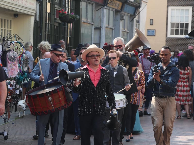Frock Up Friday in Hastings. Photo by Roberts Photographic SUS-210509-093150001