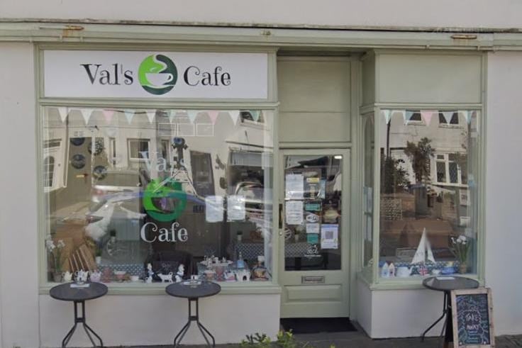 Val's Cafe in Coronation Buildings, Brougham Road, Worthing has 4.9 out of five stars from 102 reviews on Google. Photo: Google