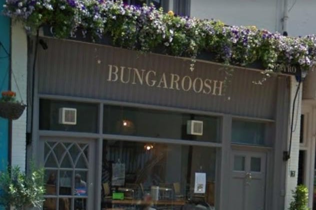 Bungaroosh in Bath Place, Worthing has 4.8 out of five stars from 119 reviews on Google. Photo: Google