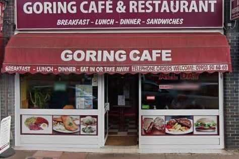 Goring Cafe and Restaurant in Goring Road, Goring-by-Sea has 4.6 out of five stars from 225 reviews on Google. Photo: Google