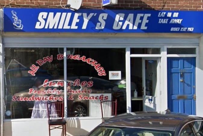 Smiley's Cafe in South Farm Road, Worthing has 4.7 out of five stars from 139 reviews on Google. Photo: Google