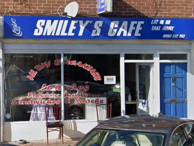 Smiley's Cafe in South Farm Road, Worthing has 4.7 out of five stars from 139 reviews on Google. Photo: Google
