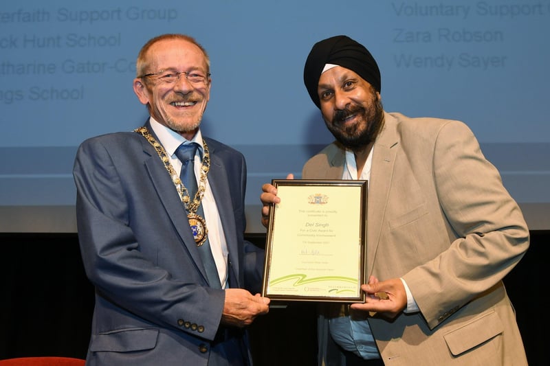 Community Involvement Award recipient Del Singh EMN-210809-085805009