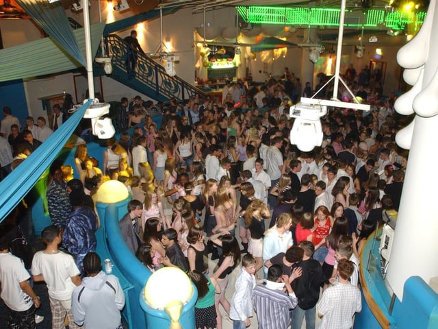 Liquid nightclub teen night.