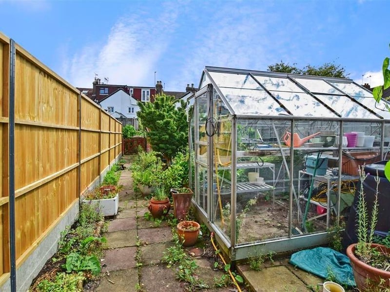 The back garden