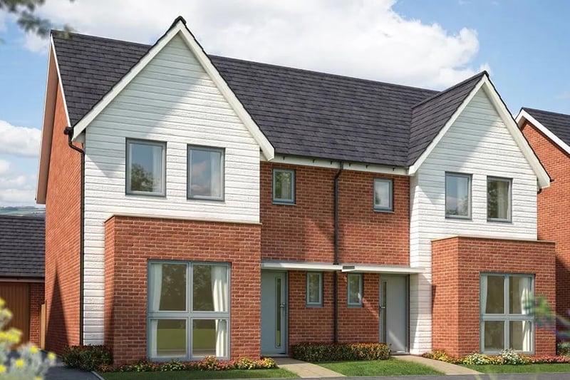 A three bedroom, semi-detached house 'The Goldcrest' at The Gateway, Bexhill-on-Sea is priced from £336,995. Photo: Zoopla
