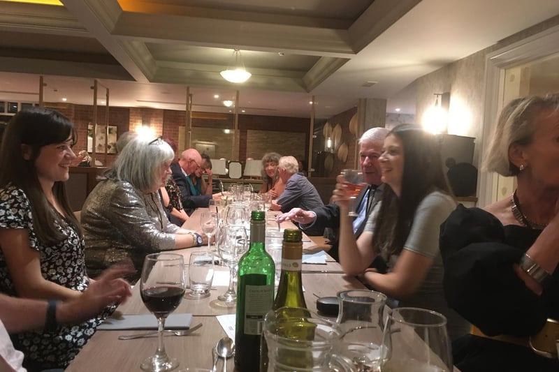 17 people came along for the pre-reunion dinner at Chesford Grange Hotel on Friday September 3.