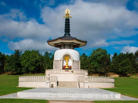 The Peace Pagoda at Willen Lake