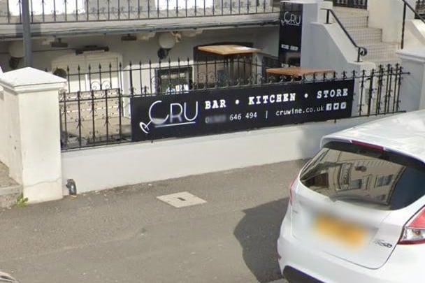 Cru in Hyde Gardens has 4.7 out of five stars from 211 reviews on Google. Photo: Google