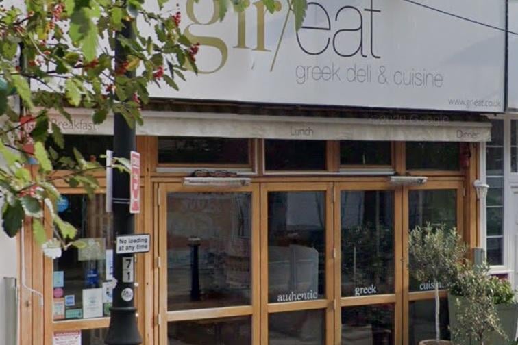 .gr/eat Greek Deli & Cuisine in Terminus Road has 4.7 out of five stars from 719 reviews on Google. Photo: Google