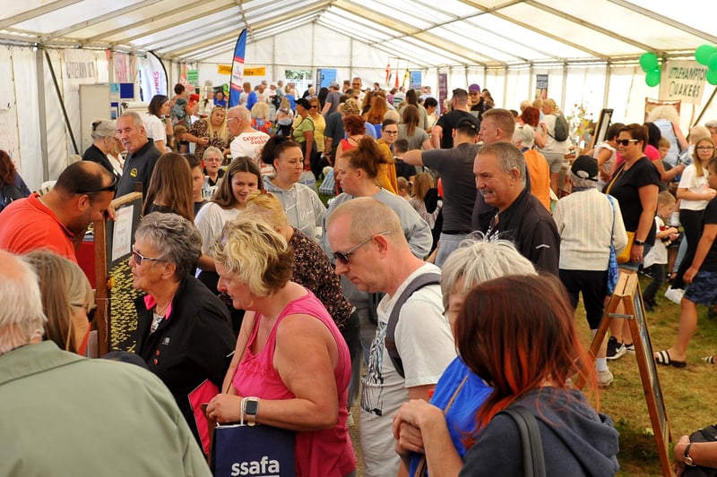 Thousands of people descended on Rosemead park to attend the Littlehampton Town Show and Family Fun Day. Pic S Robards