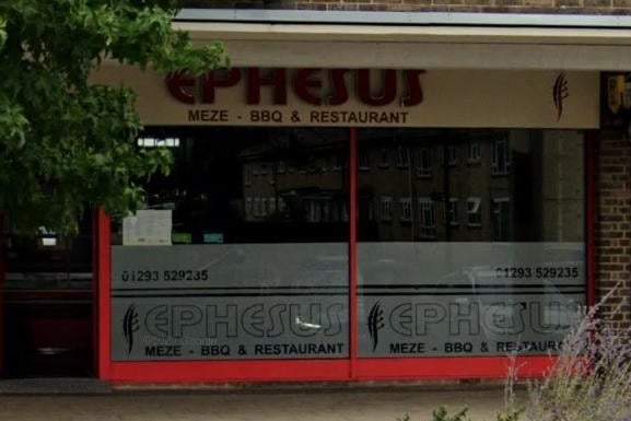 Ephesus Restaurant in Tilgate has a rating of 4.7/5 from 369 reviews
