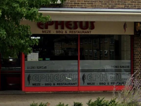 Ephesus Restaurant in Tilgate has a rating of 4.7/5 from 369 reviews