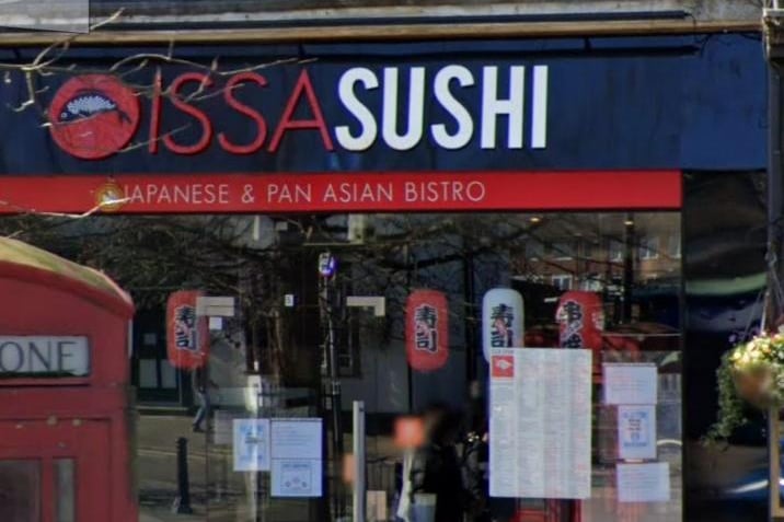 Issa Sushi in the High Street has a rating of 4.6/5 from 313 reviews