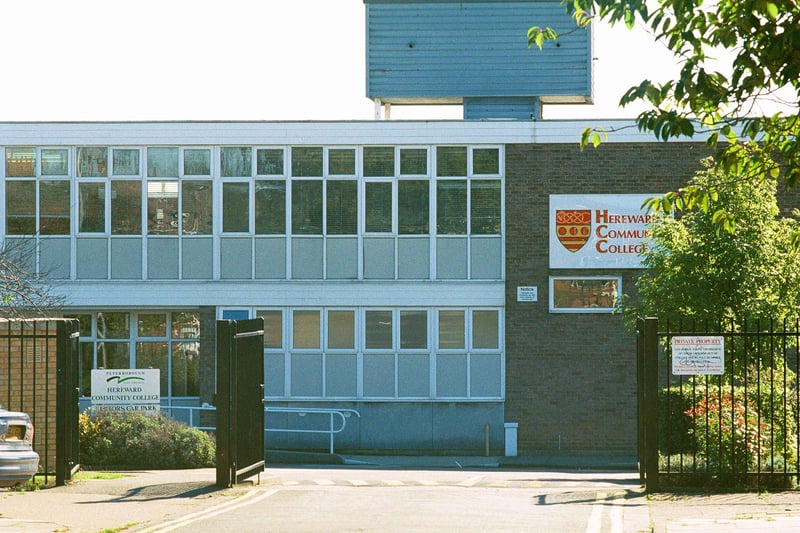 Hereward community college entrance. Do you have any memories of the school?