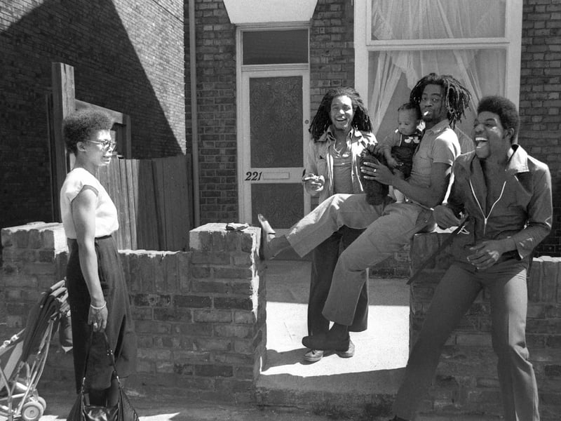 This picture was taken in Gladstone Road and featured in Chris Porsz's book Reunions 1.