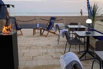 Lookinkg out to sea: Kenny Tutt's new restaurant, Bayside Social, is situated right on Worthing seafront