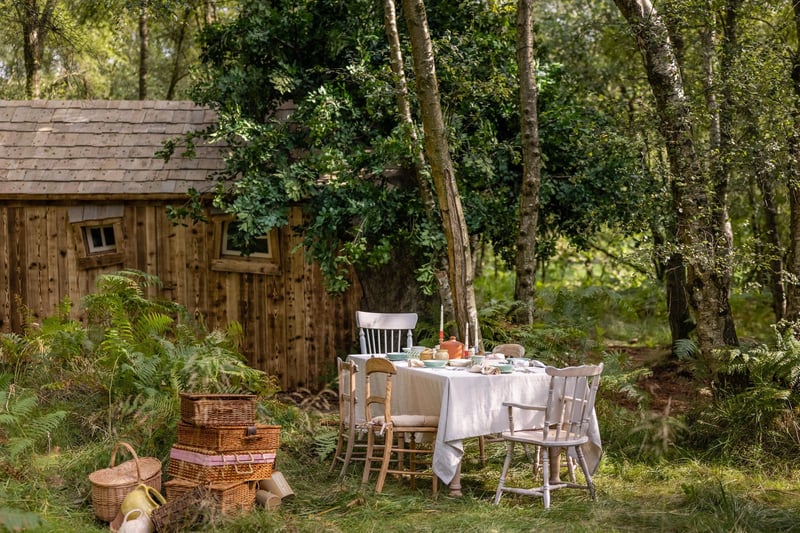 Families will enjoy a Pooh-themed picnic if they stay at the Winnie the Pooh inspired house in Ashdown Forest, the original Hundred Acre Wood
