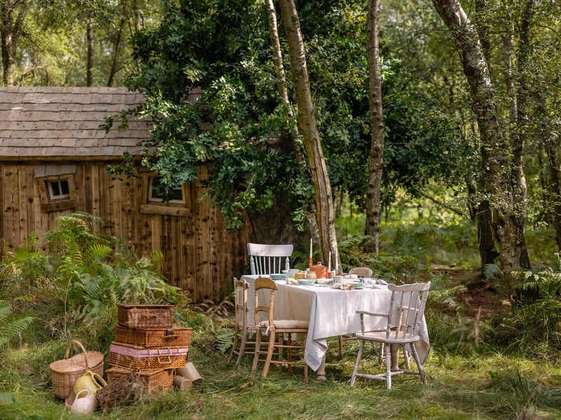 Families will enjoy a Pooh-themed picnic if they stay at the Winnie the Pooh inspired house in Ashdown Forest, the original Hundred Acre Wood