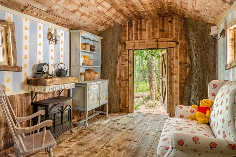 The living area at the Winnie the Pooh inspired house in Ashdown Forest, the original Hundred Acre Wood. Picture by Henry Woide